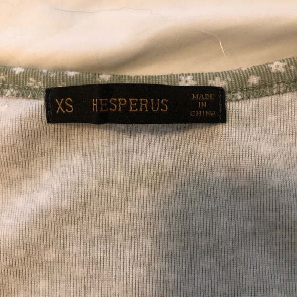 Sage Green Floral Cropped Tee - Picture 3 of 4